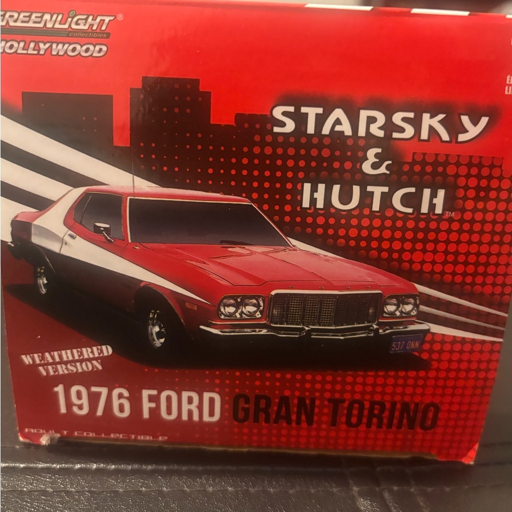 Hollywood Starsky & Hutch 1976 Ford Gran Torino Toy Car - Red